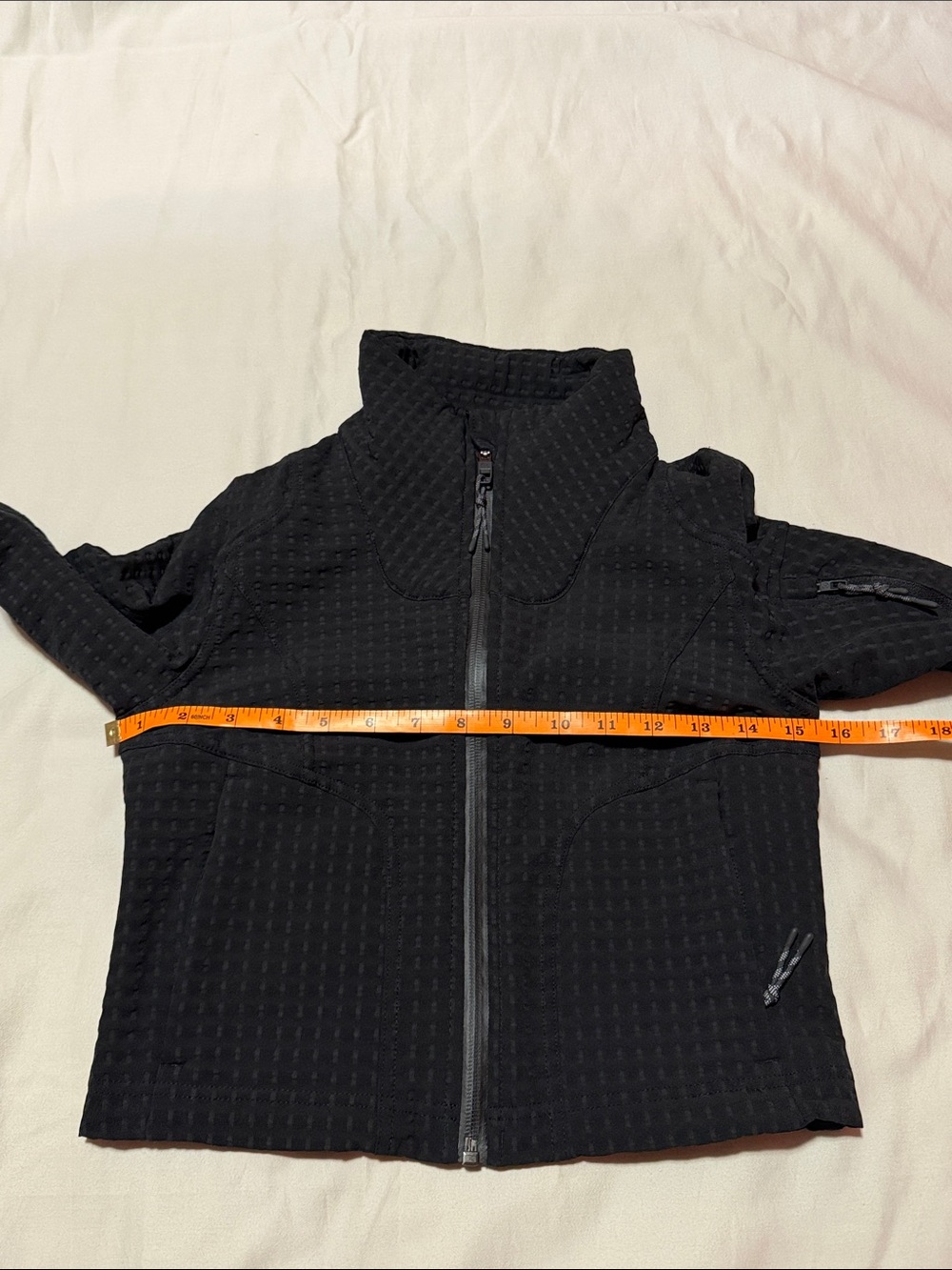 Lululemon Water-Repellent Grid Fleece Hiking Jacket Black size 0 - Picture 13 of 14